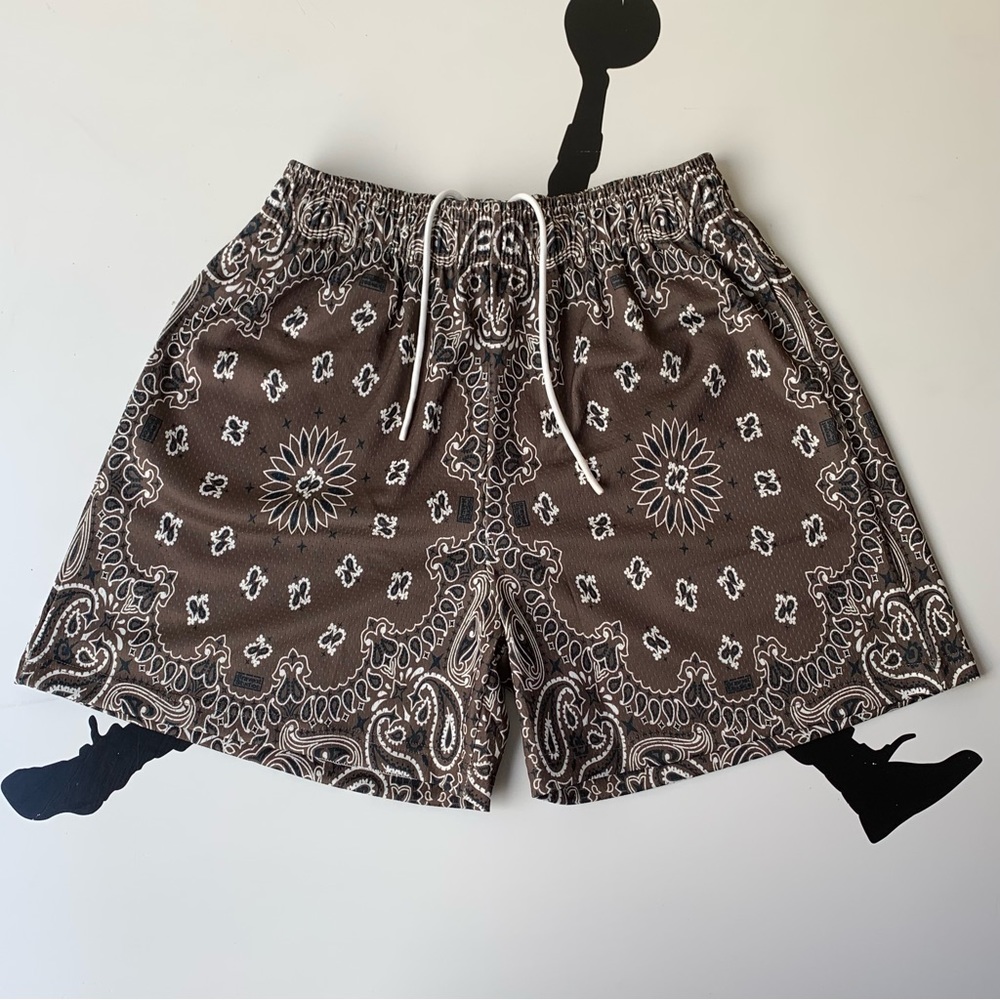Bravest Baroque Paisley Shorts Mens Large